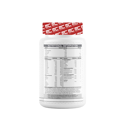 Muscle Club Multivitamin tablet for men & womens | 60 Tabs Multivitamin with Calcium, Zinc, Vitamin D | Antioxidants & Immune Support Nutrients. - Muscle Club