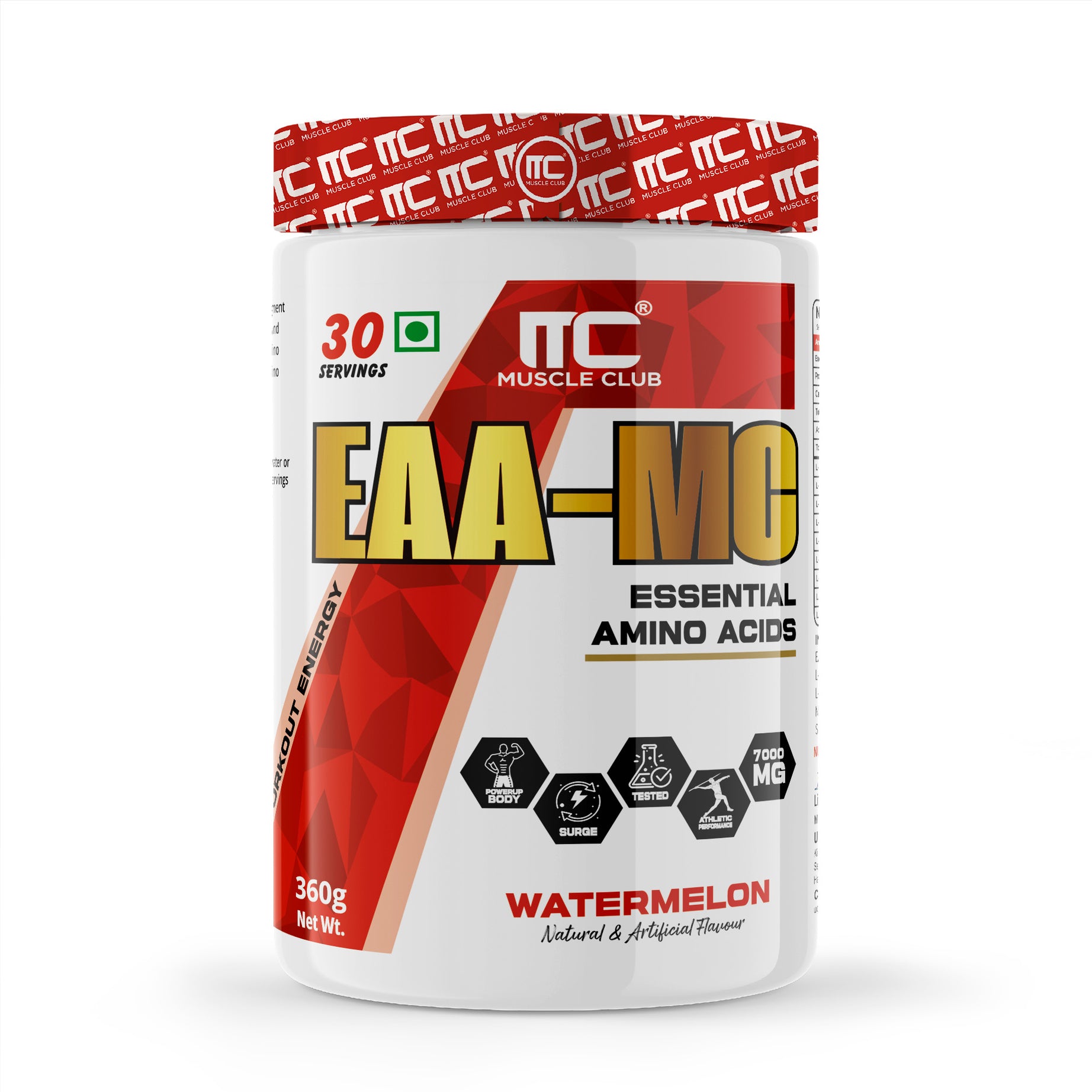 EAA - Essential Amino Acids Blend with Electrolytes | 30 Servings - Muscle Club