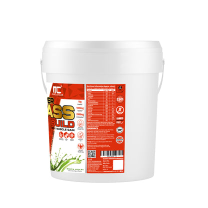 Muscle Club Super Mass Gainer – 1kg – Weight Gainer with L-Glutamine, Taurine, Vitamin A, B-Complex, Calcium, Iron, Zinc & Vitamin D – Supports Muscle Growth, Recovery & Weight Gain - Muscle Club