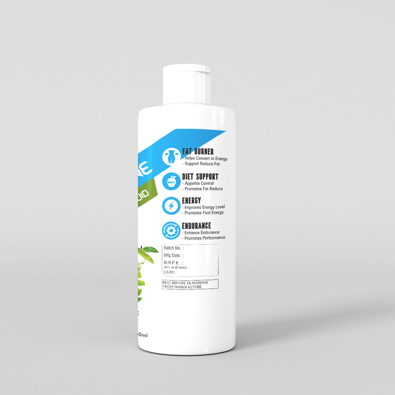 L-Carnitine 3000 mg Liquid - Green Apple Flavor - Energy and Fat Metabolism Support Supplement | 450ml - Muscle Club