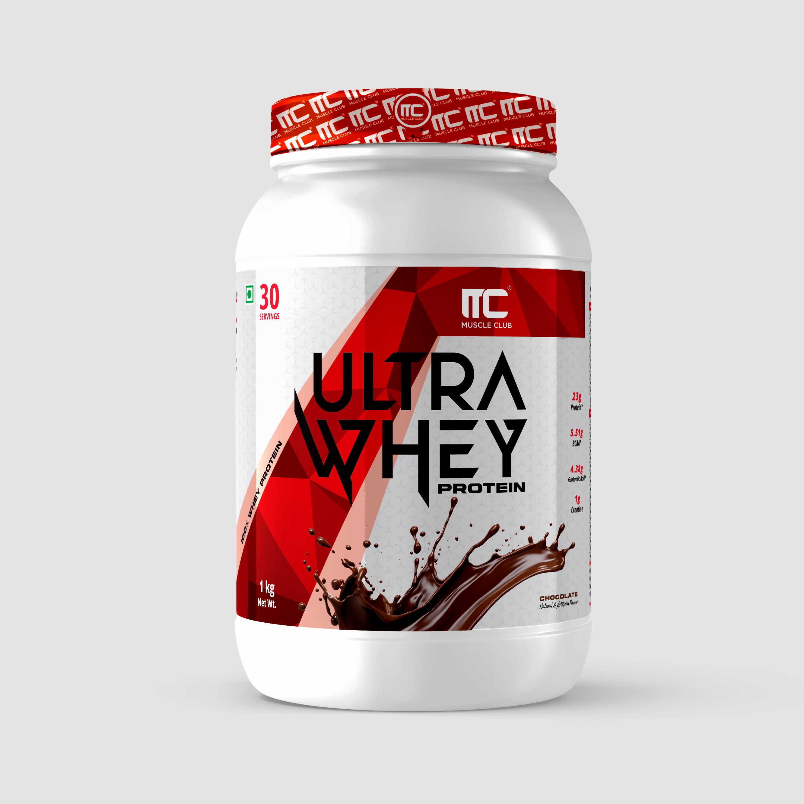 Muscle Club Ultra Whey Protein - 100% Whey Protein with Creatine Monohydrate | Health Supplement for Gym & Sports Enthusiasts