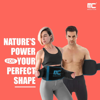 Muscle Club Kit 4 Shape with MC Instant Burn Cap, MC Burn Inches Tabs, Thermogenic Gel, and Sweating Belt - 30 Days Inch Burn Challenge - Muscle Club