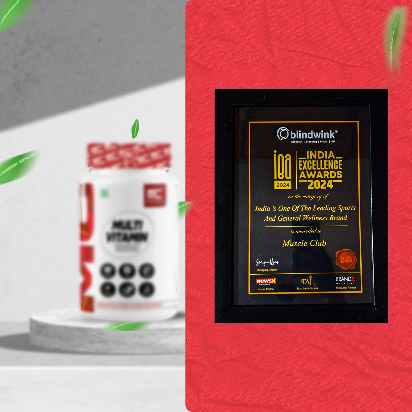 Muscle Club Multivitamin tablet for men & womens | 60 Tabs Multivitamin with Calcium, Zinc, Vitamin D | Antioxidants & Immune Support Nutrients. - Muscle Club